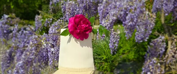 Vase Faïence et pivoine My Little Poterie